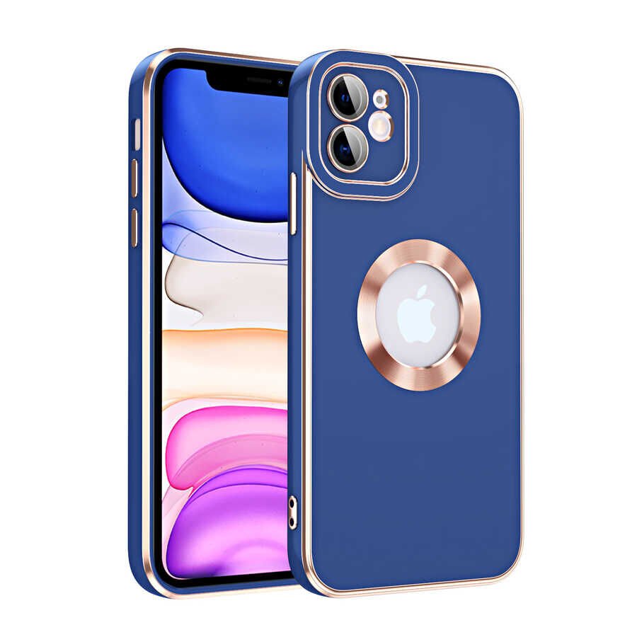 iPhone 12 Kılıf Kongo Kapak Lacivert
