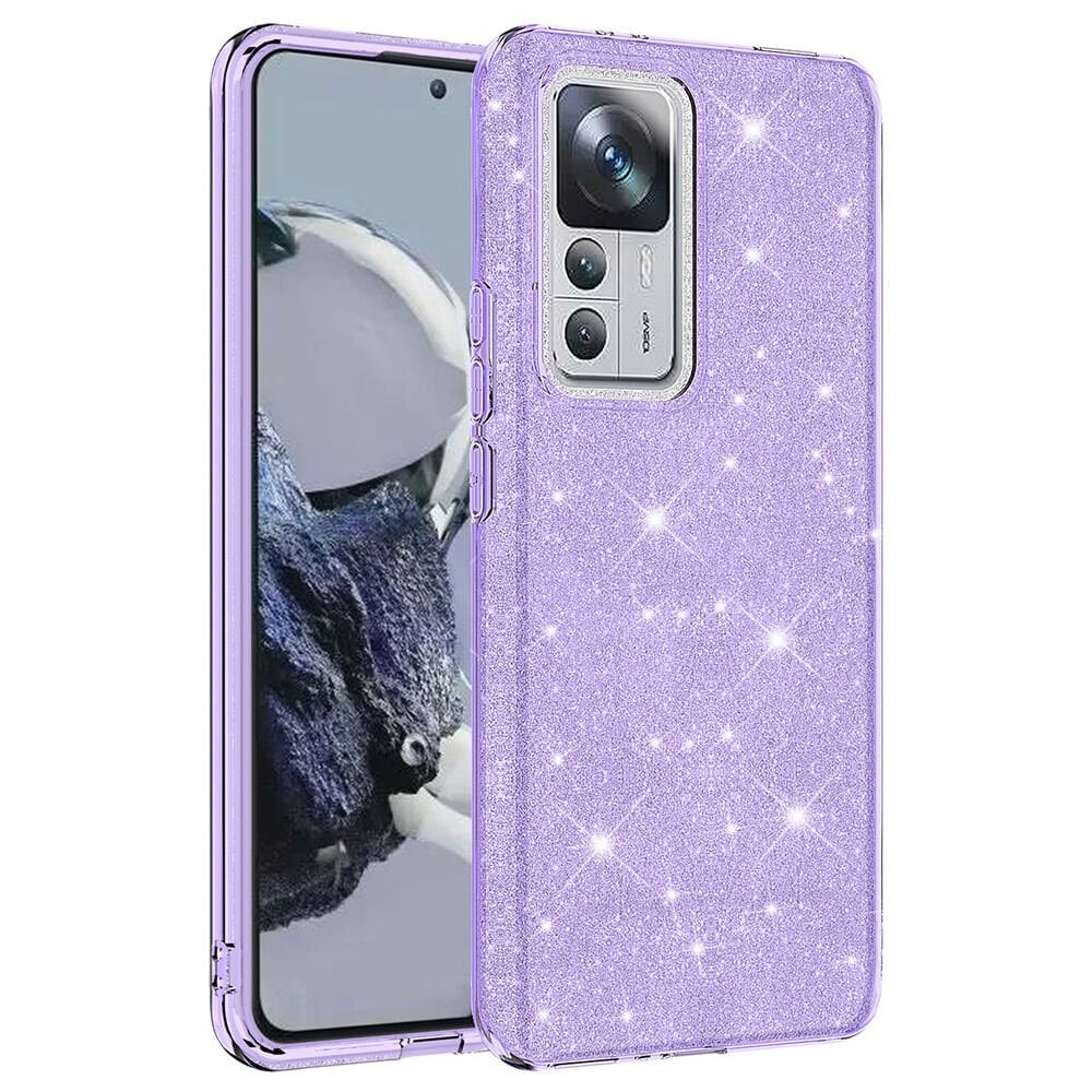 Xiaomi Mi 12T Pro Shining Silikon kılıf Mor