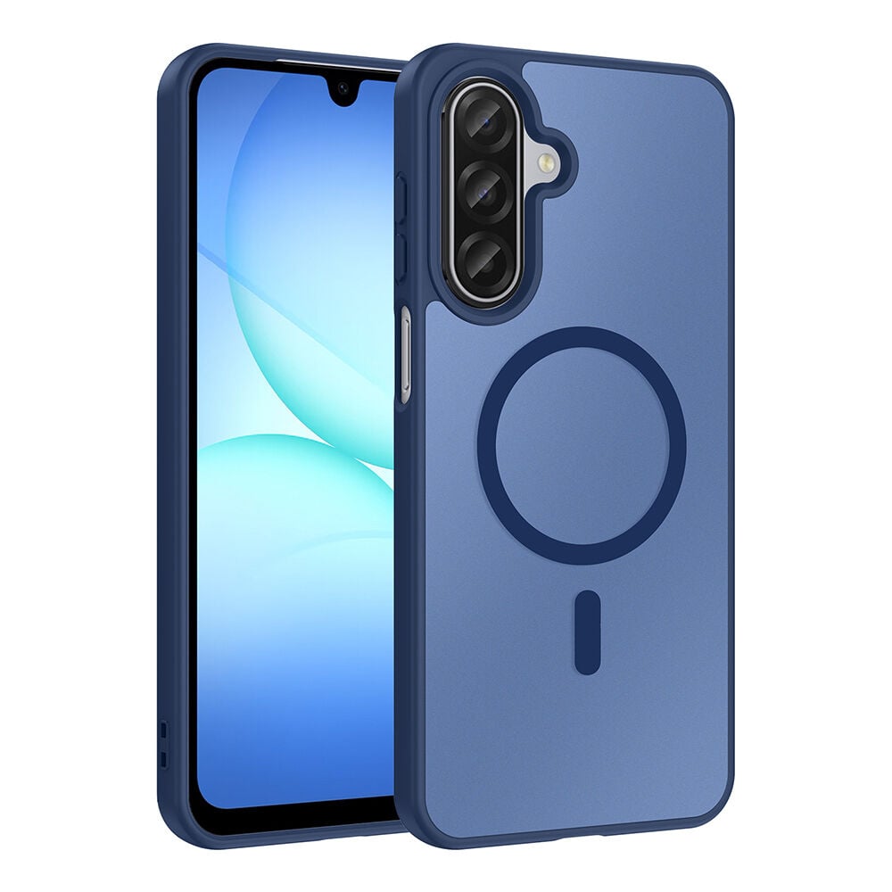 Samsung Galaxy A27 Uyumlu Kılıf Mat Magsafe Şarj Özellikli Hassas Butonlu Renkli Yumuşak Kenarlı Premium Kapak