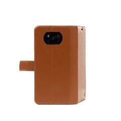 Samsung Galaxy S22 Plus Kılıf Kar Deluxe Kapaklı Kılıf Gold