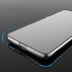iPhone 14 Kılıf Sert Pürüzsüz Şeffaf Droga Kapak