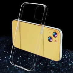 iPhone 14 Kılıf Sert Pürüzsüz Şeffaf Droga Kapak
