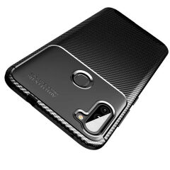 Samsung Galaxy A11 Kılıf Negro Silikon Kapak Kahverengi