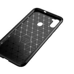 Samsung Galaxy A11 Kılıf Negro Silikon Kapak Kahverengi