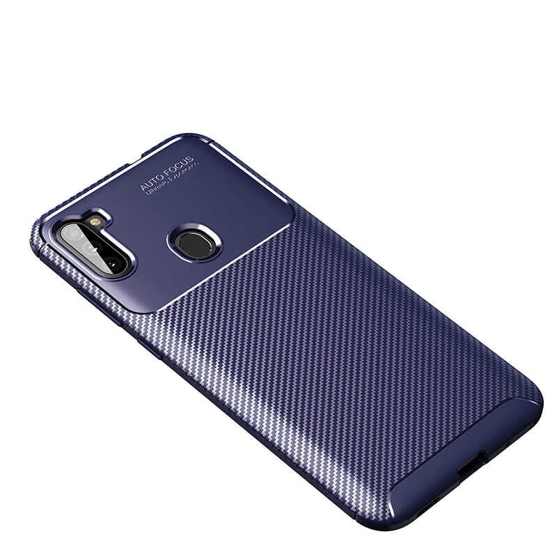 Samsung Galaxy A11 Kılıf Negro Silikon Kapak Lacivert