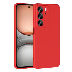 Realme C75 Kılıf Kamera Korumali Mara Lansman Kapak Kırmızı