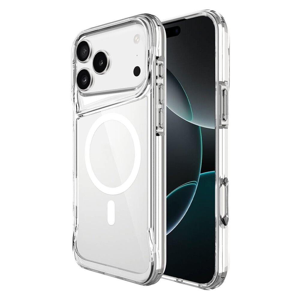 iPhone 17 Pro Max Uyumlu Kablosuz Şarj Özellikli Darbe Emici T-Max M-safe Kapak
