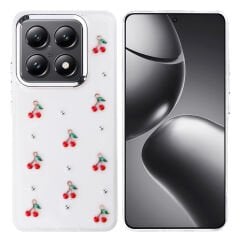 Xiaomi 14T Pro Kılıf Airbag Tasarımlı Simli Şeffaf  Kutup Kapak Yıldız