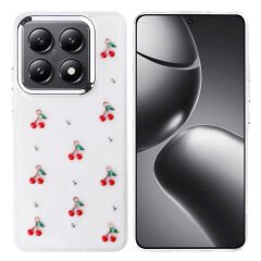 Xiaomi 14T Pro Kılıf Airbag Tasarımlı Simli Şeffaf  Kutup Kapak