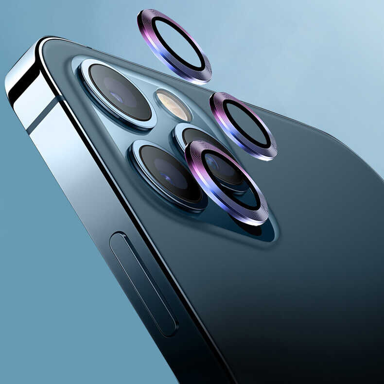iPhone 13 Mini CL-07 Kamera Lens Koruyucu Colorful