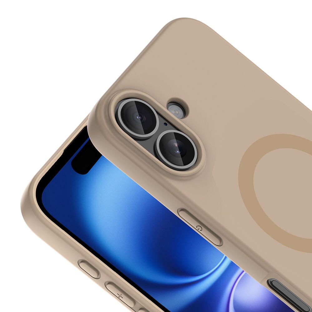 iPhone 16 Kılıf M-Safe Şarj Özellikli Kamera Korumali Premium Soft Aris Silikon Kapak