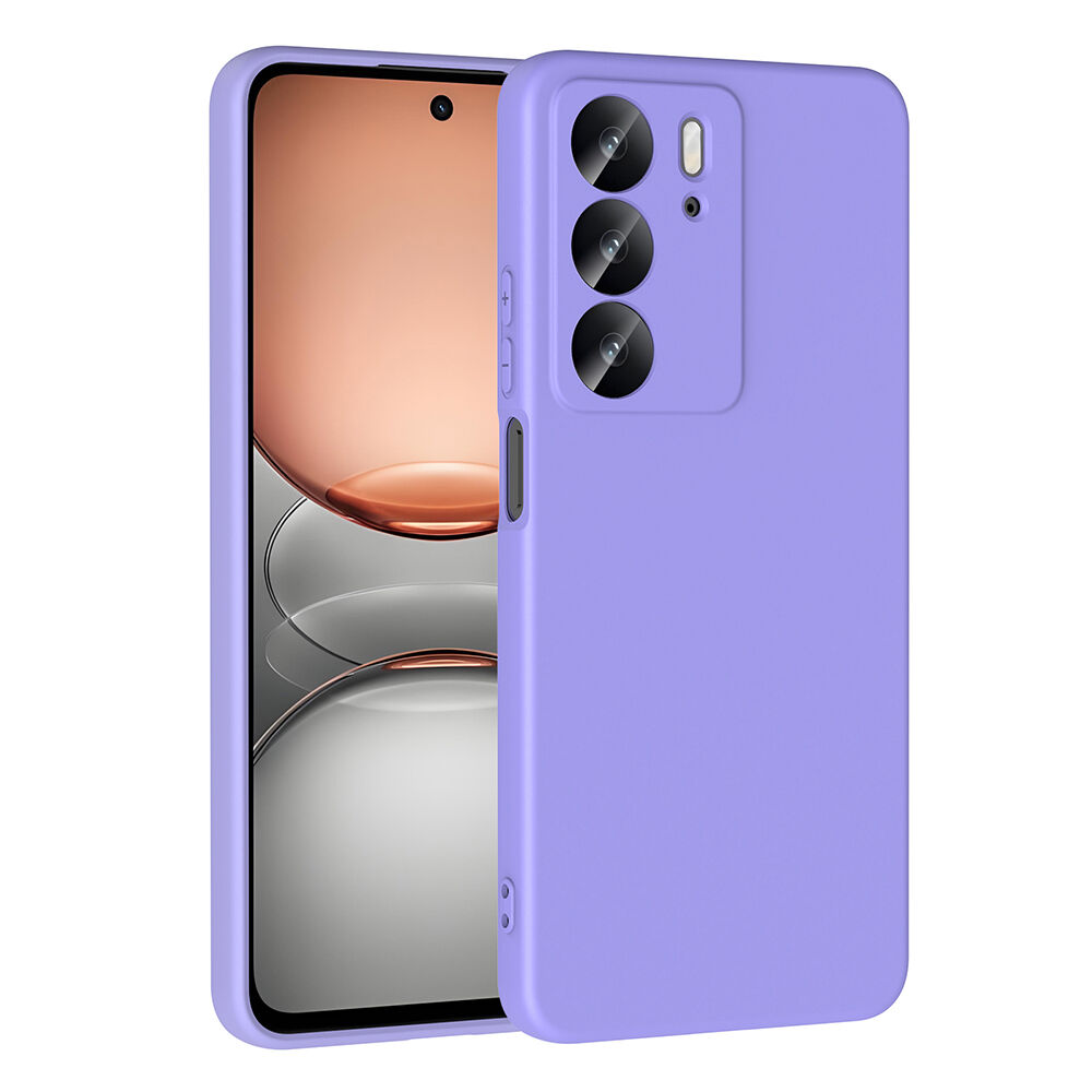 Realme C75 Kılıf Kamera Korumali Mara Lansman Kapak Lila