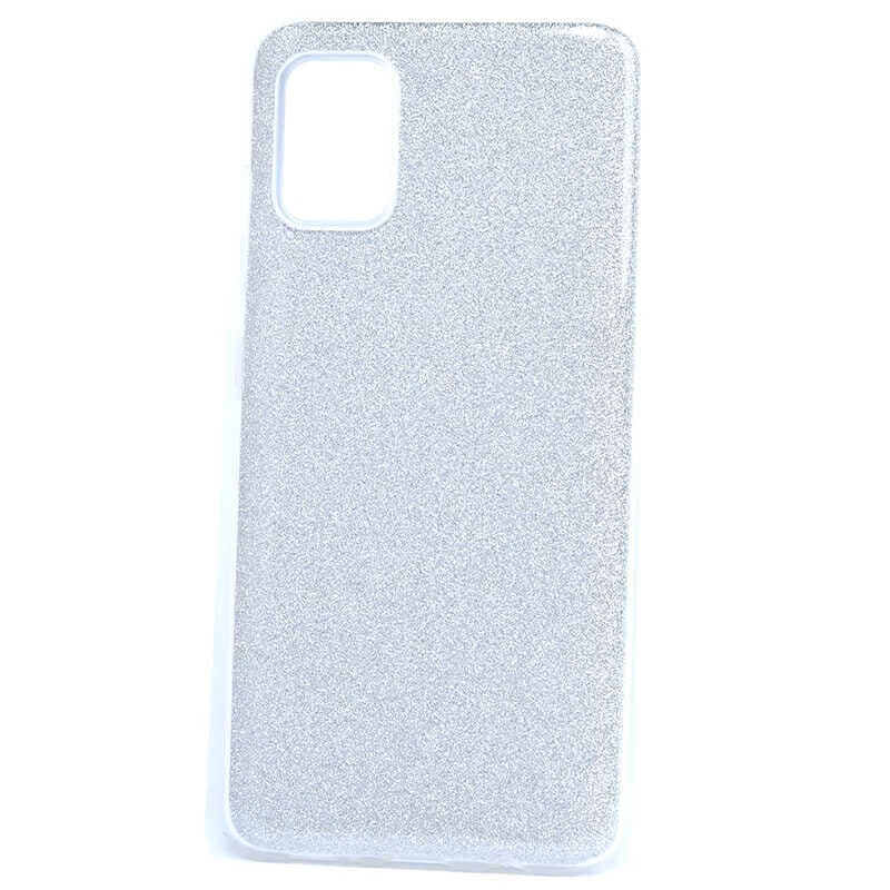 Samsung Galaxy A71 Kılıf Shining Silikon Gri