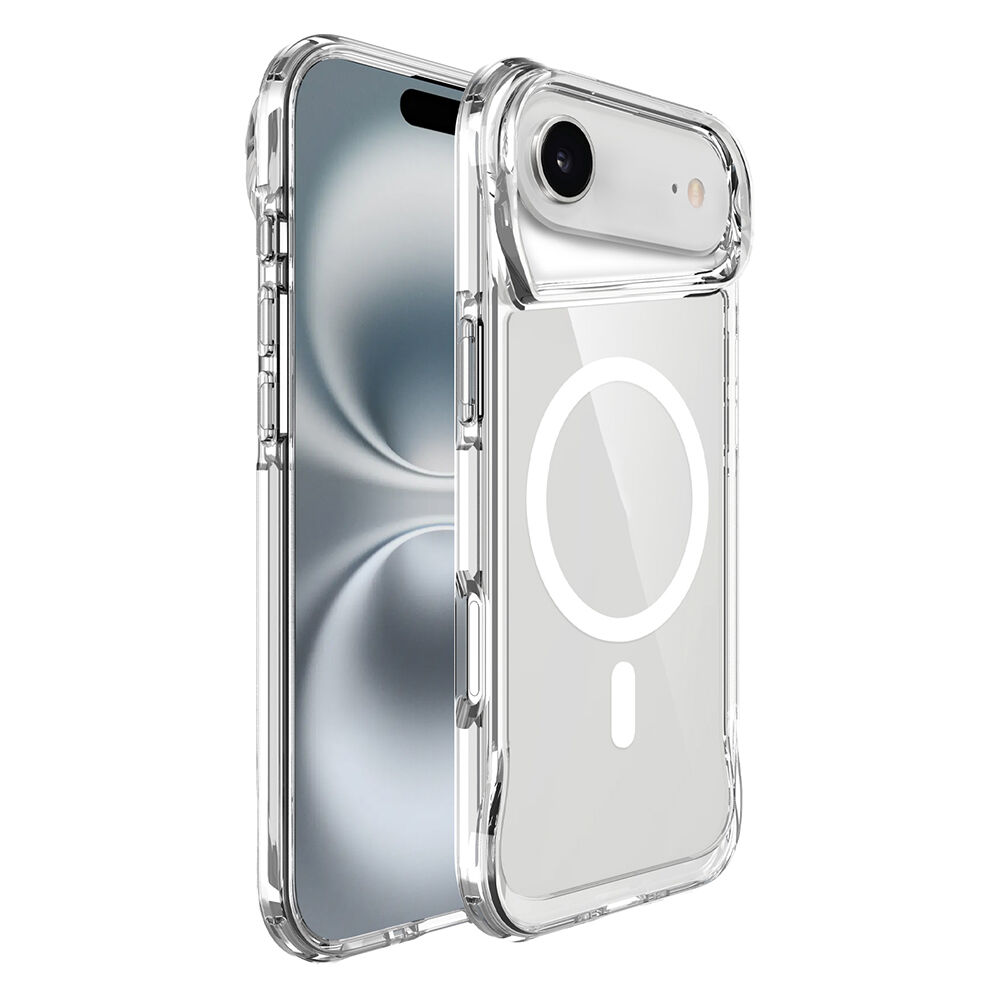 iPhone 17 Air Uyumlu Kablosuz Şarj Özellikli Darbe Emici T-Max M-safe Kapak