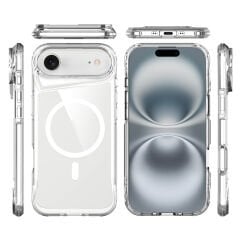 iPhone 17 Air Uyumlu Kablosuz Şarj Özellikli Darbe Emici T-Max M-safe Kapak