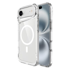 iPhone 17 Air Uyumlu Kablosuz Şarj Özellikli Darbe Emici T-Max M-safe Kapak
