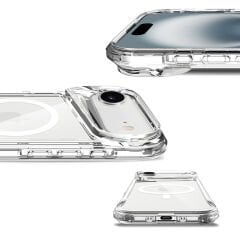 iPhone 17 Air Uyumlu Kablosuz Şarj Özellikli Darbe Emici T-Max M-safe Kapak