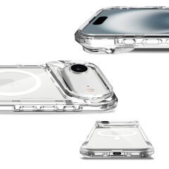 iPhone 17 Air Uyumlu Kablosuz Şarj Özellikli Darbe Emici T-Max M-safe Kapak