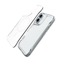 iPhone 17 Uyumlu Kablosuz Şarj Özellikli Darbe Emici T-Max M-safe Kapak