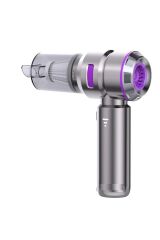 17000 Pa 100 Watt Yüksek Üfleme Ve Çekme Güçü ile Kablosuz Şarjlı Araç Süpürge 6000 Amper Batarya Çanta Hediyeli