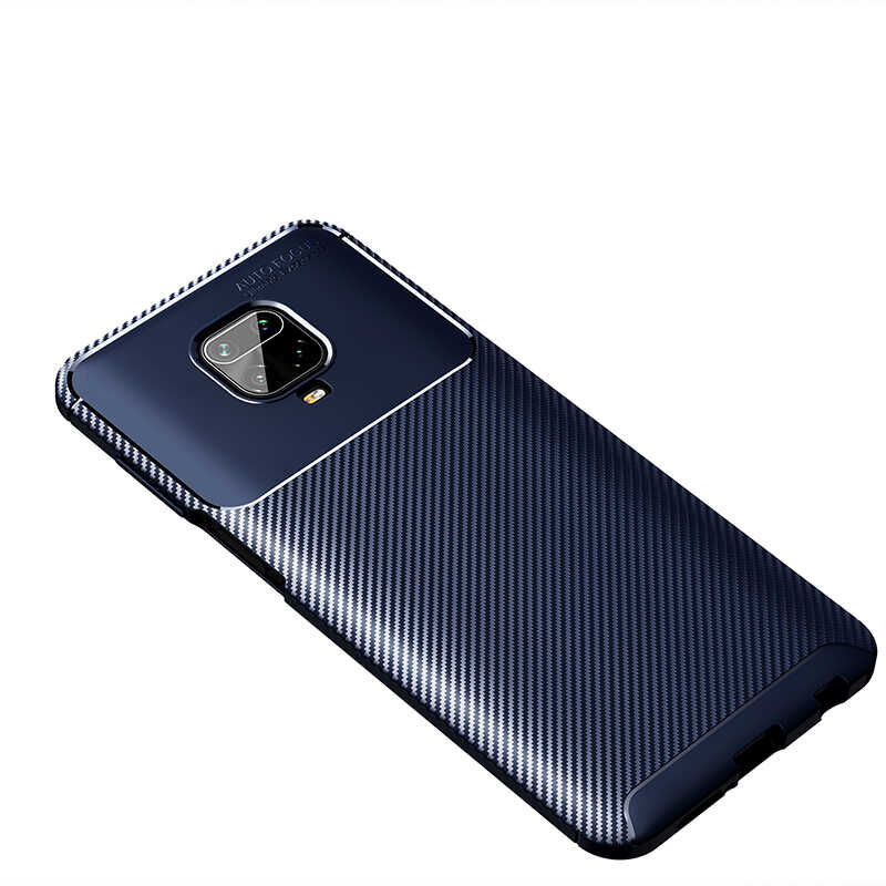 Xiaomi Redmi Note 9S Kılıf Negro Silikon Kapak Lacivert