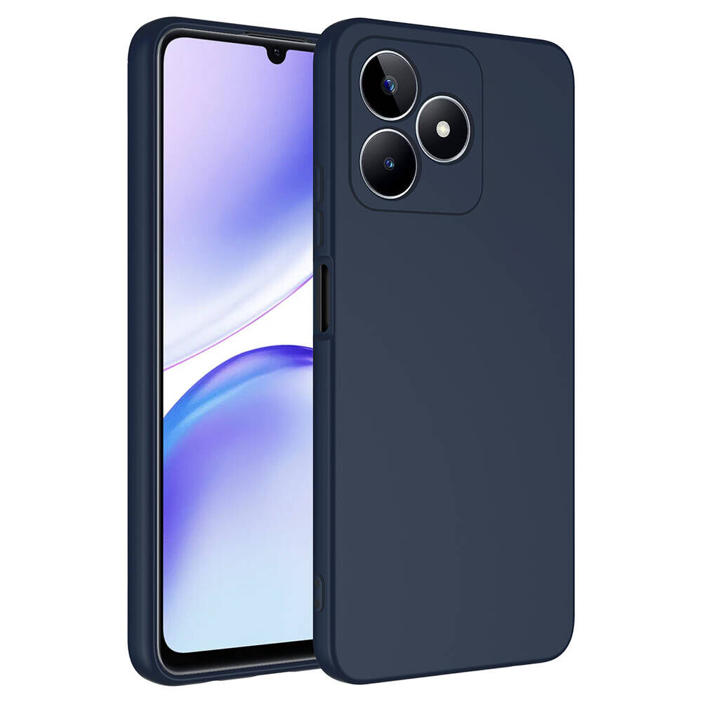 Realme Note 50 Kılıf Kamera Korumali Mara Lansman Kapak Lacivert