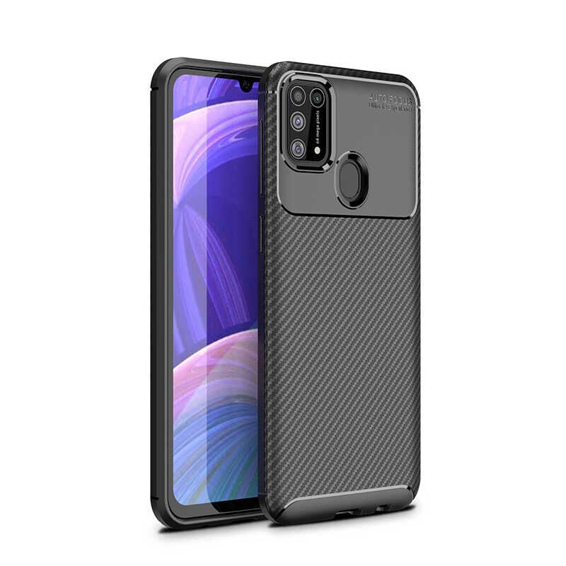 Samsung Galaxy M31 Kılıf Negro Silikon Kapak Siyah