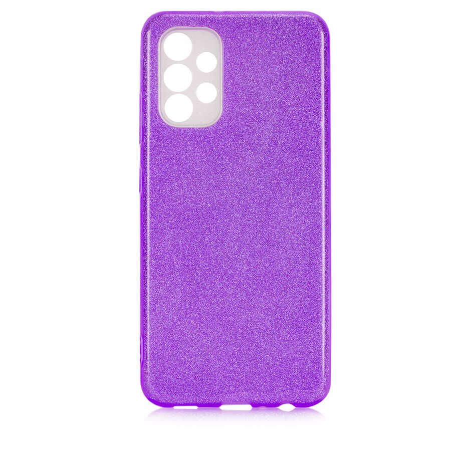 Samsung Galaxy A23 Shining Silikon kılıf Mor