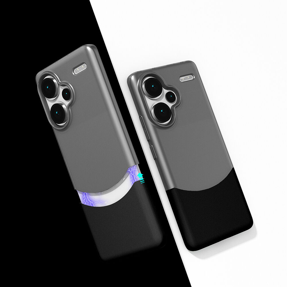 Xiaomi Redmi Note 13 Pro Plus 5G Kılıf Mıknatıslı Duble Kapak Siyah