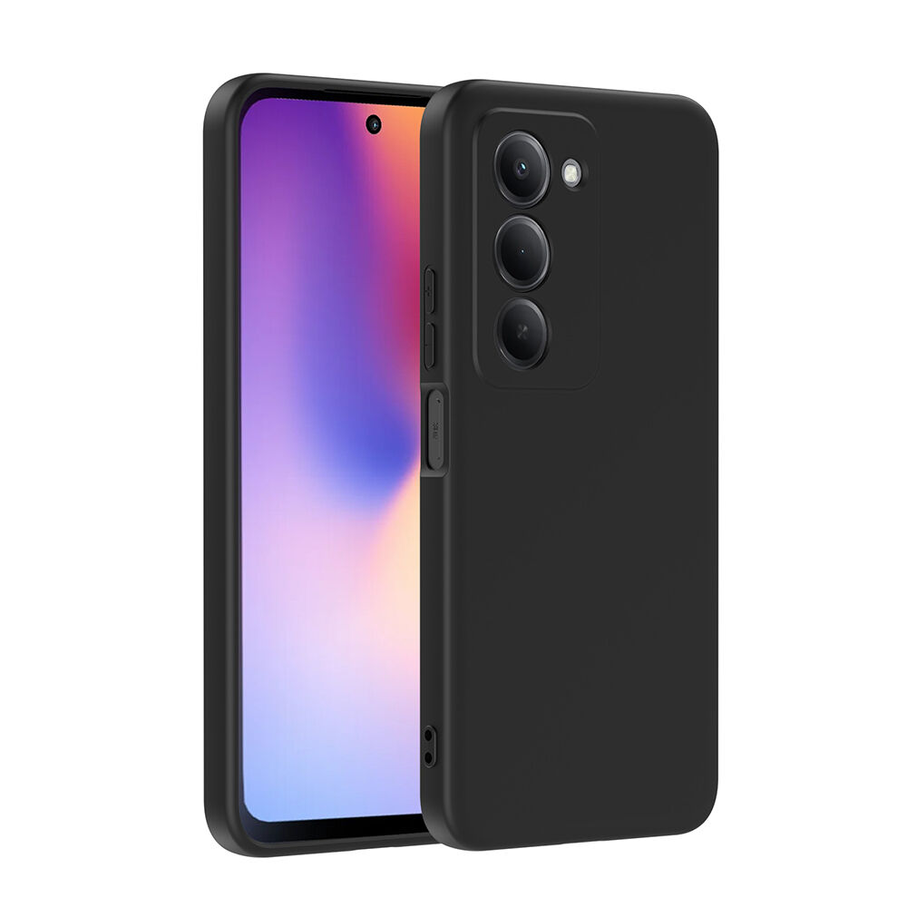 Xiaomi Redmi 15 Uyumlu Kılıf Kamera Korumali Mara Lansman Kapak Siyah