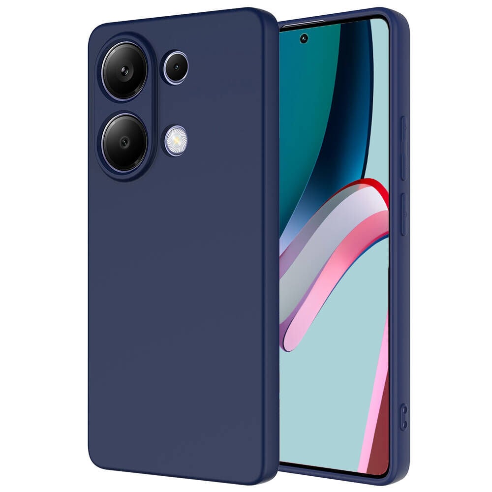 Xiaomi Redmi Note 13 4G Kılıf Kamera Korumali Mara Lansman Kapak Lacivert