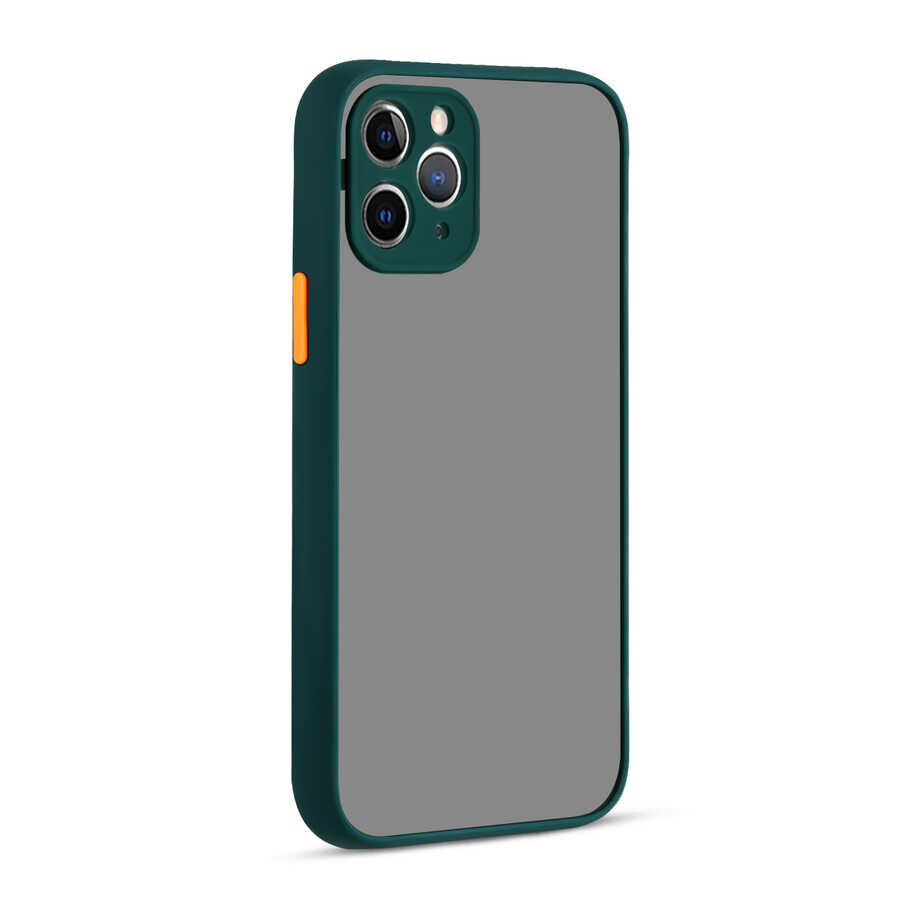 iPhone 11 Pro Kılıf Hux Kapak Koyu Yeşil