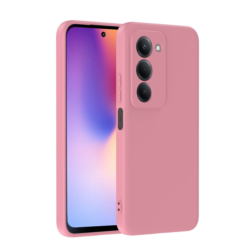 Xiaomi Redmi 15 Uyumlu Kılıf Kamera Korumali Mara Lansman Kapak Pembe
