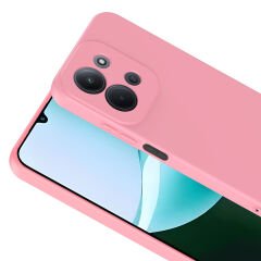 Xiaomi Redmi 15C Kılıf Kamera Korumali Mara Lansman Kapak Açık Pembe