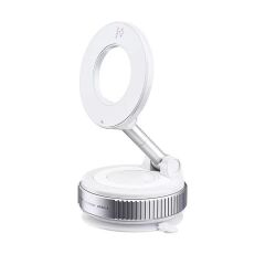 Manyetik Vakumlu Katlanır Araç Telefon Tutucu Ayna-cam-araba Magsafe Araç Tutucu X68 Beyaz