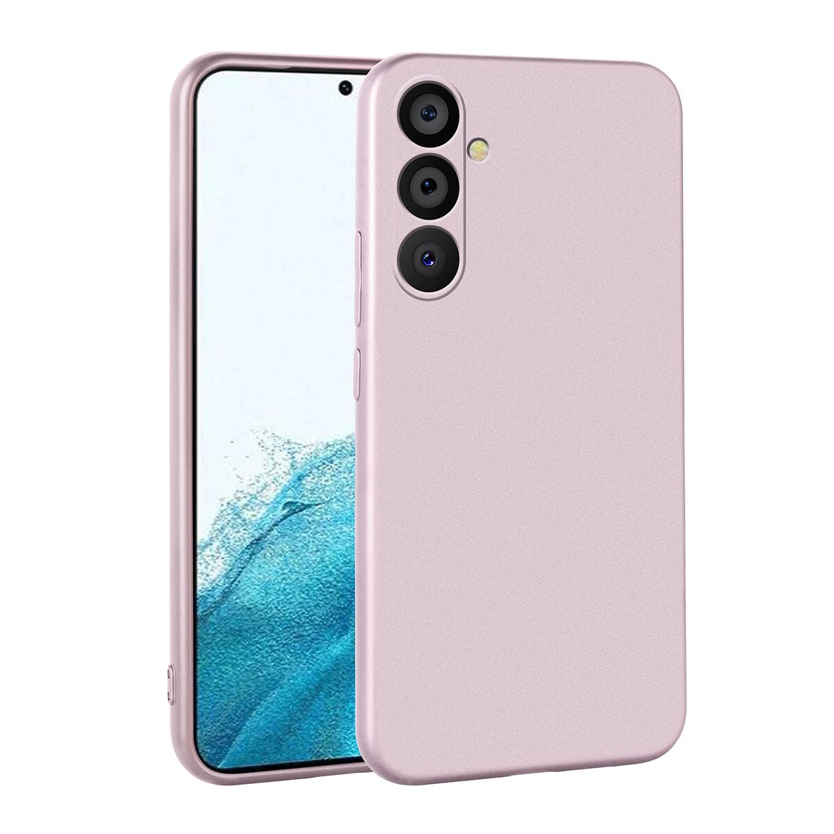 Samsung Galaxy A54 Premier Silikon Kapak Kılıf Rose Gold