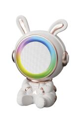 05 RGB Tavşan Figürlü Mikrofonlu Karaoke Bluetooth Hoparlör
