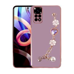 Xiaomi Redmi Note 11S Global Kılıf El Tutamaçlı Kamera Korumalı Taka Silikon Kapak kılıf
