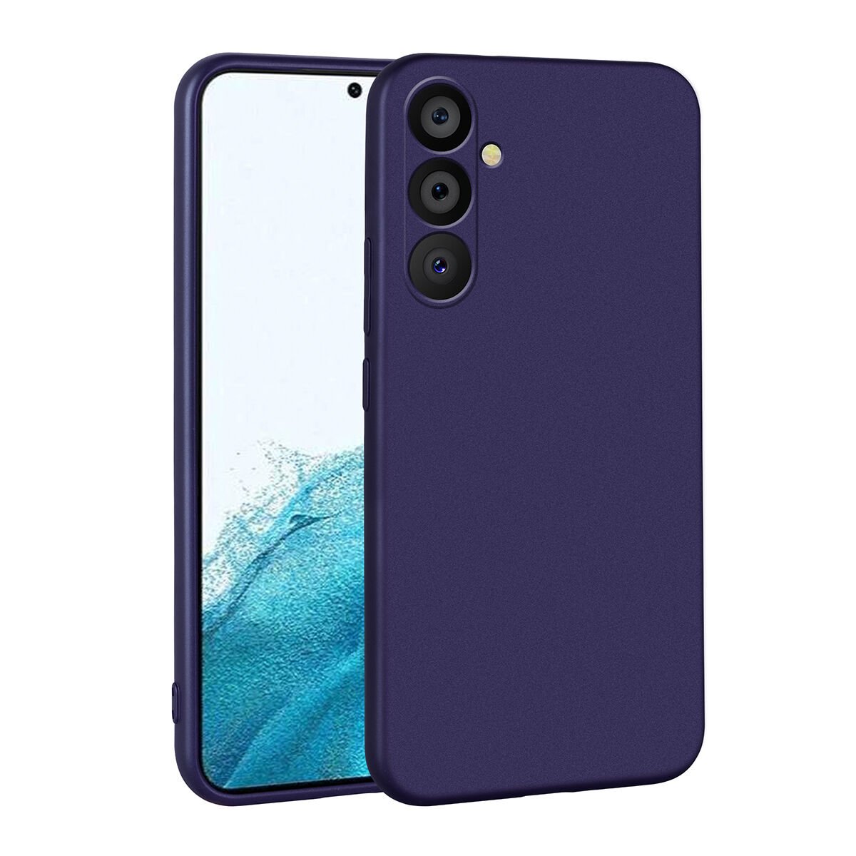 Samsung Galaxy A54 Premier Silikon Kapak Kılıf Lacivert