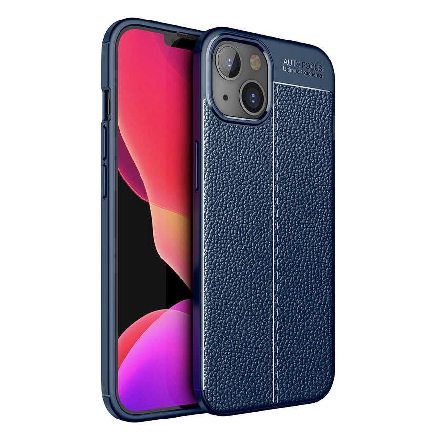 iPhone 14 Kılıf Niss Silikon Kapak Lacivert