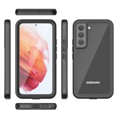 Samsung Galaxy S22 Plus Kılıf 1-1 Su Geçirmez Kılıf Siyah