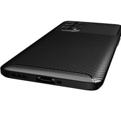 Oppo Reno 5 Pro 5G Kılıf Negro Silikon Kapak Kılıf Siyah