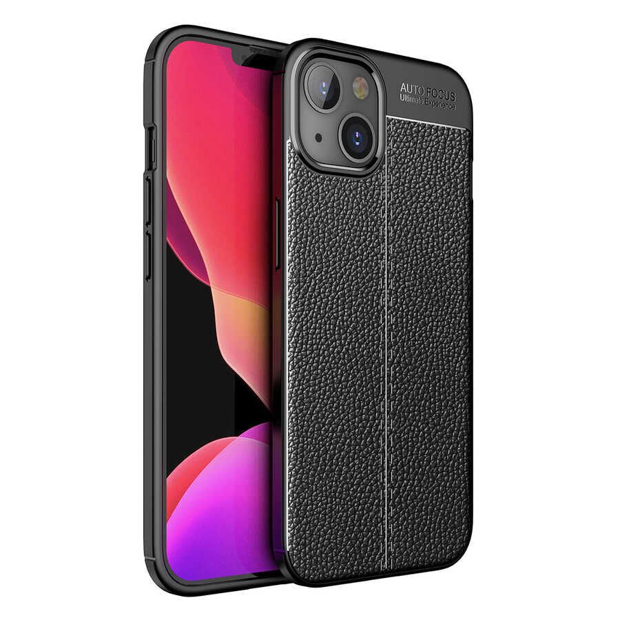 iPhone 14 Kılıf Niss Silikon Kapak Siyah