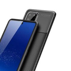 Samsung Galaxy A91 (S10 Lite) Kılıf Negro Silikon Kapak Lacivert