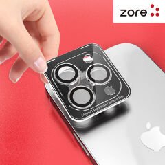 iPhone 14 Pro Max CL-12 Premium Safir Kamera Lens Koruyucu