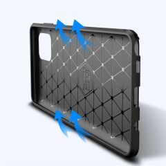 Samsung Galaxy A81 (Note 10 Lite) Kılıf Negro Silikon Kapak Kahverengi