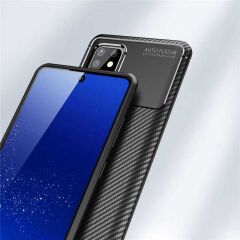 Samsung Galaxy A81 (Note 10 Lite) Kılıf Negro Silikon Kapak Kahverengi
