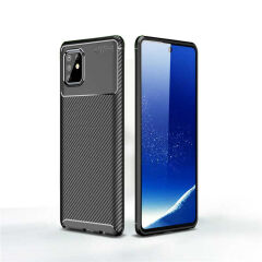 Samsung Galaxy A81 (Note 10 Lite) Kılıf Negro Silikon Kapak Kahverengi