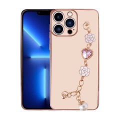 iPhone 14 Pro Kılıf El Tutamaçlı Kamera Korumalı Taka Silikon Kapak
