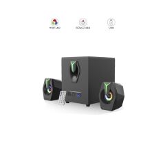 D38 Bluetooth Hoparlör 2 in1 Subwoofer Rgb Işıklı Bilgisayar Hoparlörü Speaker